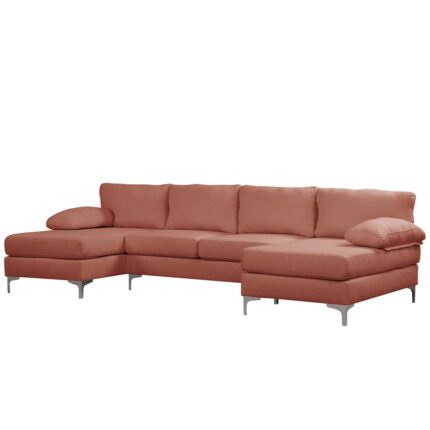 Amanda XL Modern Boucle Large Sectional Sofa